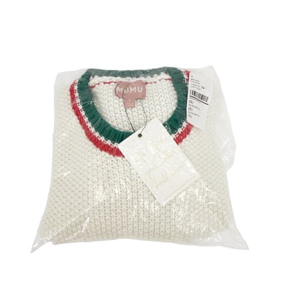 SHOW ME YOUR MUMU Only One Sweater in Festive Stripe S - Picture 9 of 12